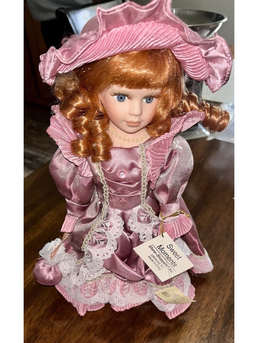 Vintage Collectible Porcelain Doll 13”